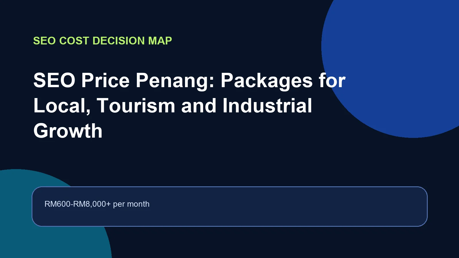 SEO price Penang market range planning guide