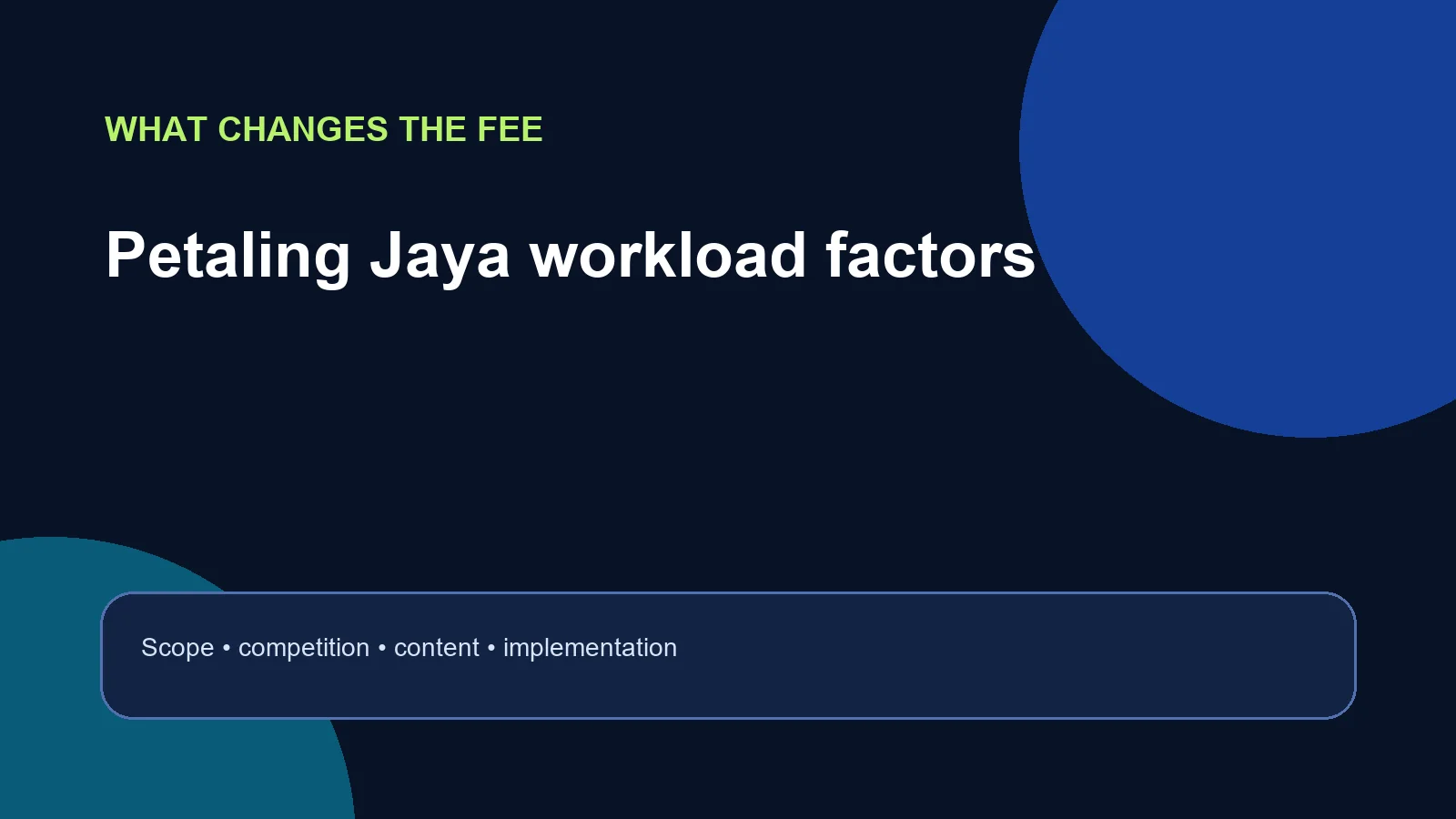 Factors that influence SEO price Petaling Jaya quotations