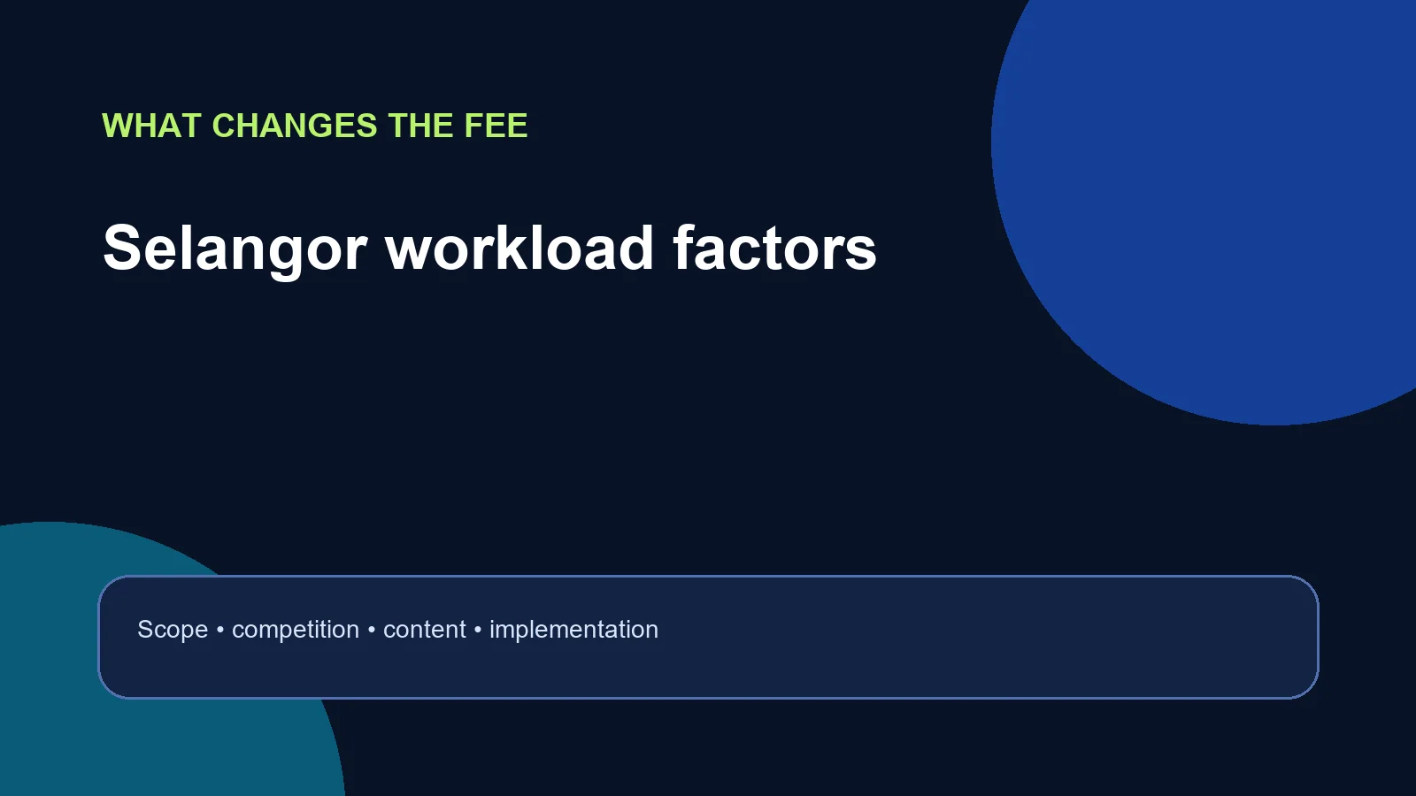 Factors that influence SEO price Selangor quotations