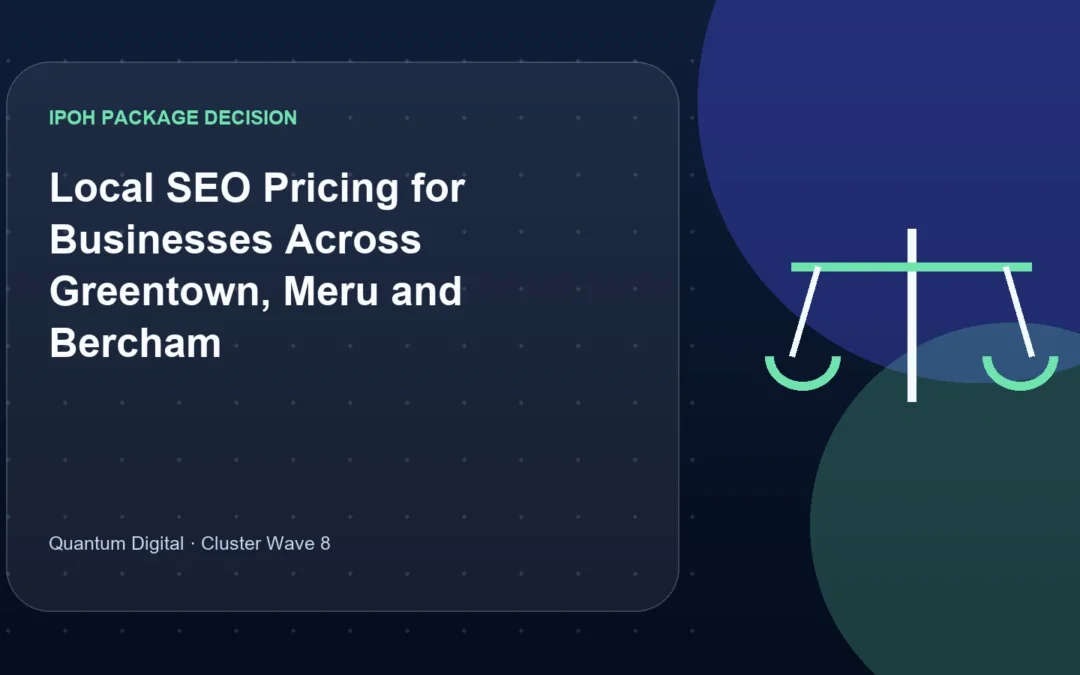 Local SEO Pricing for Businesses Across Greentown, Meru and Bercham