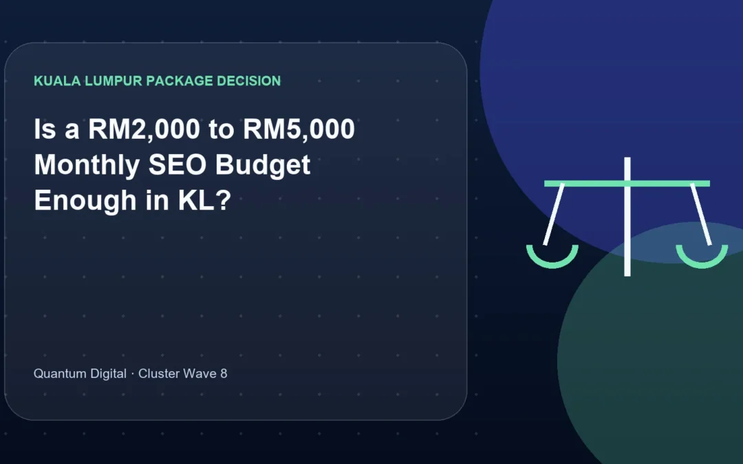 Is a RM2,000 to RM5,000 Monthly SEO Budget Enough in KL?