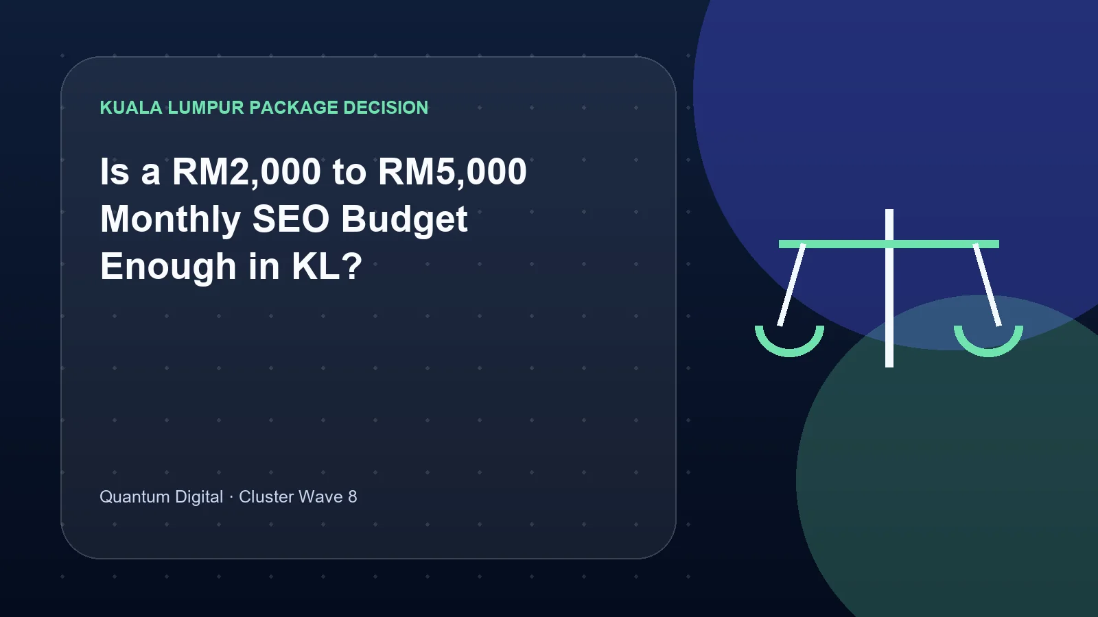 Is a RM2,000 to RM5,000 Monthly SEO Budget Enough in KL?