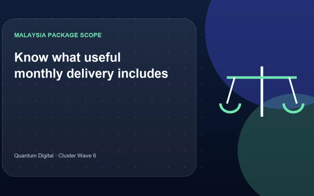 What Is Usually Included in a Malaysian SEO Package?