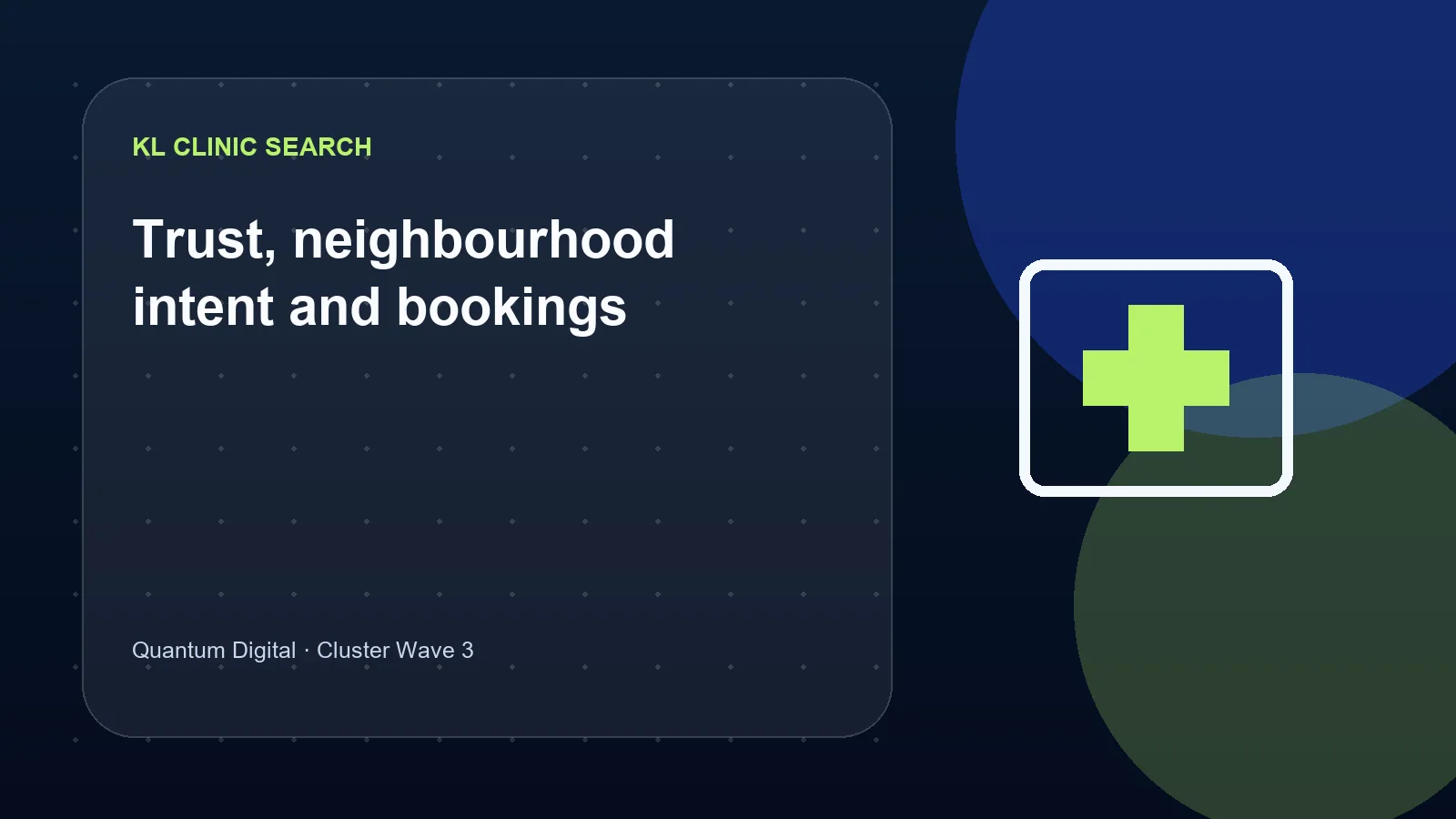 Illustrative planning graphic for SEO Opportunities for Clinics Around KLCC, Bangsar and Mont Kiara