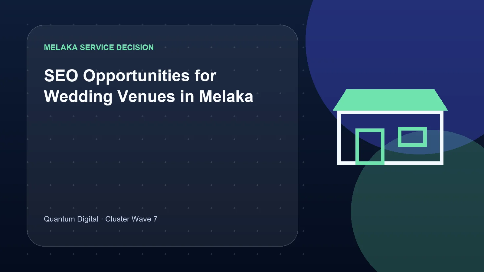 Illustrative decision graphic for SEO Opportunities for Wedding Venues in Melaka