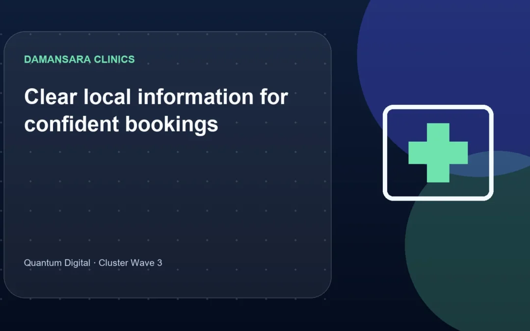 How Clinics in Damansara and Kota Damansara Can Improve Local Search Visibility